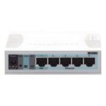 MIKROTIK RB260GS – Switch SOHO / 5 Puertos Gigabit / 1 Puerto SFP / PoE Pasivo / SwOS