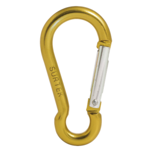 SURTEK SYS-ESLR50 – Eslabón de resorte tipo ojo / 5 mm / 270 kg / 0.016 ft diámetro