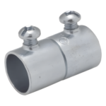 RACO HUB-2022 – Cople para Pared Delgada / 1/2 in / Acero Galvanizado / Tornillo de Fijación / 1.496 in (0.124 ft) de Longitud