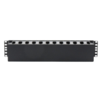 LINKEDPRO BY EPCOM LP-ORG-02 – Organizador de Cables Horizontal / 2U / Rack 19" / Polímero ABS Resistente / Pintura Electrostática Negra