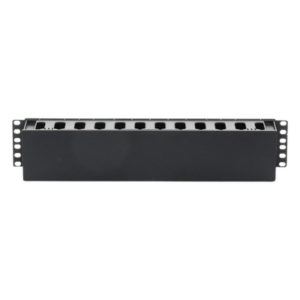 LINKEDPRO BY EPCOM LP-ORG-02 – Organizador de Cables Horizontal / 2U / Rack 19" / Polímero ABS Resistente / Pintura Electrostática Negra