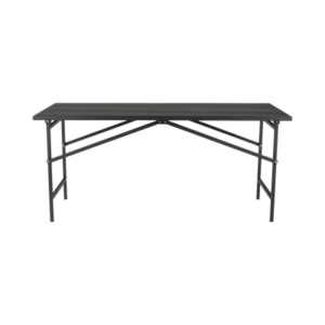 LINKEDPRO BY EPCOM EIMESA250B – Mesa de Trabajo Plegable / Capacidad 250 kg / 130 x 80 x 92 cm / Estructura Metálica / Color Negro