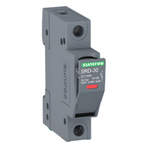 SUNTREE SRD-30 – Porta Fusible DC / 1000V / 1 Polo / Riel DIN 35 mm / 30 kA / 1-30 A / IP20