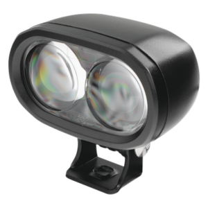 ECCO EW2002-B – Luz LED de Advertencia Peatonal / Punto Azul Proyectado / 12-80 VCC / IP67 / Aluminio y Policarbonato / 4.7 x 4.1 x 2.6 in