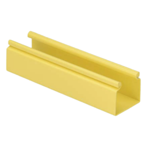 PANDUIT HS2X2YL6 – Canaleta para Cableado / 2x2 Pulgadas / 1.8 m (6 ft) / PVC Rígido 94V-0 / QuikLock / Sin Tapa / Amarillo
