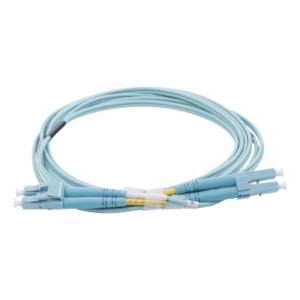 LINKEDPRO BY EPCOM LP-FOM4-LCLC-R02 – Jumper de Fibra Óptica / OM4 50/125 µm / LC-LC Dúplex / OFNR Riser / 2.0 mm / 2 Metros (6.56 Pies)