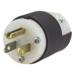 HUBBELL HUB-HBL-5266-C – Clavija Entrada Recta / 15A 125V / 2 Polos 3 Hilos / NEMA 5-15P / Grado Industrial-Comercial / -40°C a 75°C / 2000V Dieléctrico
