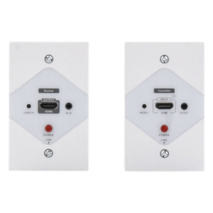 EPCOM TITANIUM TT372W – Extensor HDMI en Placa de Pared / 1080P @ 60 Hz / 40 m (131.2 ft) / Cat 6/6A/7 / IR Bidireccional / HDCP 1.4a/1.2a / Cero Latencia