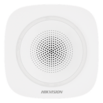HIKVISION DS-PS1-I-WB(B) – Sirena Inalámbrica Interior / 110 dB / Estrobo Azul / 433 MHz / AES-128 / 3 Tipos de Alarma