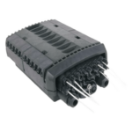 LINKEDPRO BY EPCOM LP-FAT08DB – Caja de Distribución de Fibra Óptica / 24 Empalmes / 16 Puertos SC/APC / IP68 / IK10 / Splitter 1x8 Incluido / Entierro Directo