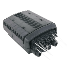 LINKEDPRO BY EPCOM LP-FAT08DB – Caja de Distribución de Fibra Óptica / 24 Empalmes / 16 Puertos SC/APC / IP68 / IK10 / Splitter 1x8 Incluido / Entierro Directo