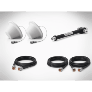 EPCOM EP1DIV-2ANT-3CCN – Kit de Expansión de Antenas / 2 Domos / Divisor 3 Salidas / Jumpers 3 m (9.8 ft) y 15 m (49.2 ft)
