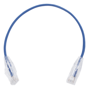 LINKEDPRO BY EPCOM LP-UT6-030-BU28 – Cable de Parcheo Slim UTP Cat6 / 30 cm (0.98 pies) / 28 AWG / Azul / 1 Gbps
