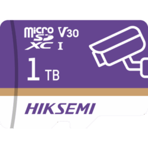 HIKSEMI by HIKVISION HS-TF-P1/1TB/GUARDPRO – Tarjeta Micro SD para Videovigilancia / Clase 10 / 3D TLC NAND / S.M.A.R.T. / Bloqueo Lectura-Escritura / -25°C a 85°C / 88 MB/s