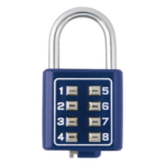 PHILLIPS-ASSA ABLOY MX2783 – Candado Digital de Combinación / Cuerpo 35 mm (1.38 in) / 4 Dígitos / Sin Llave / Gancho de Acero Cromado / Uso Cotidiano