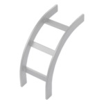 HOFFMAN LIB12W – Accesorio de Escalerilla / Curva Vertical Interior / 12 in (305 mm) Ancho / Acero / Blanco