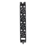 PANDUIT XG-VCM42B – Panel Administrador de Cables Vertical / 42 RU / Acero con Acabado en Polvo / 977.6 mm (3.2 ft) / Compatibilidad Anillos D, S1DR, S2DR, L, S1LR, S2LR / RoHS