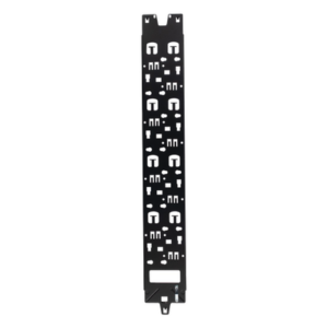 PANDUIT XG-VCM42B – Panel Administrador de Cables Vertical / 42 RU / Acero con Acabado en Polvo / 977.6 mm (3.2 ft) / Compatibilidad Anillos D, S1DR, S2DR, L, S1LR, S2LR / RoHS