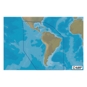 C-MAP M-SA-Y038-MS – Carta Náutica Electrónica / MAX-N+ / Caribe, Centroamérica y Sudamérica / Micro SD-Card / Compatibilidad GO, NSO EVO, NSS EVO
