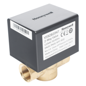 HONEYWELL BMS VS92B20NT – Válvula de Control Eléctrica 2 Vías / Retorno por Resorte NC / 110 V CA / DN20 3/4" NPT / PN20 / Agua 94 °C / Glicol 50%