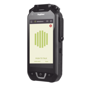 RUGGEAR RG750 – Smartphone PoC / PTT Misión Crítica / Altavoz 105 dB / Batería 5000 mAh / IP68 / LTE Global / Qualcomm Octa-Core 2.0 GHz
