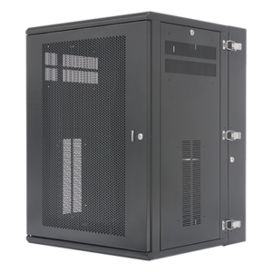 PANDUIT PZWMC18P – Gabinete de Montaje en Pared / 18 UR / 19 in / Puerta Ventilada / 635mm Profundidad / 2.08 x 2.83 x 2.08 ft