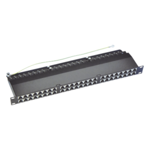 LINKEDPRO BY EPCOM LPPPCS6A48P – Panel de Parcheo Precargado / 48 Puertos / Cat6A Blindado / 1U Rack / T568A-B