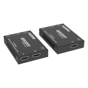 EPCOM PROAUDIO EPC-E6200 – Extensor HDMI sobre IP / Full HD 1080p@60Hz / Alcance 150 m (492.1 ft) por CAT6 / Codificador y Decodificador / Red Gigabit / Control IR