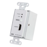 ATEN VE1801AUST – Transmisor HDMI / 4K 60Hz 4:2:0 / HDBaseT-Lite 40m / PoH / Placa de pared US / 131 pies