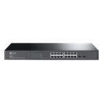TP-LINK TL-SG2218 – Switch Administrable / 16 Puertos Gigabit RJ45 / 2 Puertos SFP 1G / Rendimiento 36 Gbps / Sin Ventilador / Gestión Centralizada OMADA