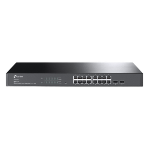 TP-LINK TL-SG2218 – Switch Administrable / 16 Puertos Gigabit RJ45 / 2 Puertos SFP 1G / Rendimiento 36 Gbps / Sin Ventilador / Gestión Centralizada OMADA
