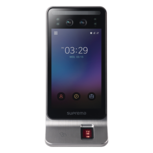 SUPREMA FSF2ODB – Terminal de Control de Acceso / Reconocimiento Facial Sin Contacto / Lector Multitecnología RFID y NFC / Pantalla LCD 7'' / 100,000 Usuarios / Detección de Cubrebocas