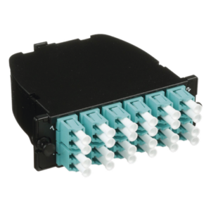 PANDUIT FC2XN-24-10AS – Casete de Fibra Óptica / OM3 24 Fibras / MPO a 12 LC Duplex / Polaridad Método A / Pérdida ≤0.75 dB / 3.5x4.2x1.4 in