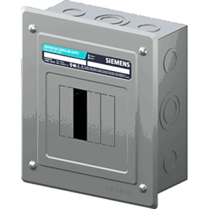 SIEMENS D4L2125E – Centro de Carga Monofásico / 4 Polos / 125 A / 120/240 Vca / Empotrar / NEMA 1 / 10 kA SCCR