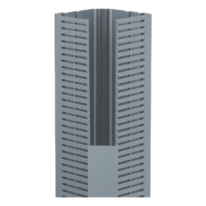 PANDUIT CWD4LG6 – Canaleta para Cable en Esquina / 5.33 x 4.58 in / 6 ft (1.8 m) / UL94 V-0 / PVC Sin Plomo / Paquete de 6