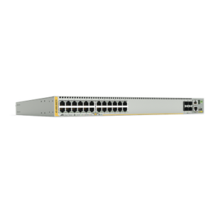 ALLIED TELESIS AT-X930-28GTX-901 – Switch Capa 3 Stackeable / 24 Puertos Gigabit / 4 SFP+ 10G / VCStack / Doble PSU Hotswap / 1U Rack / 214.3 Mpps