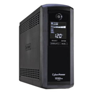 CYBERPOWER CP1350AVRLCDA – UPS Línea Interactiva / 1350 VA / 815 W / 10 Tomas NEMA 5-15R / LCD Multifunción / AVR / Supresión 1500 J