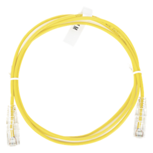 LINKEDPRO BY EPCOM LP-UT6-100-YE-28 – Cable de Parcheo Slim UTP / Cat6 / 28 AWG / 1 Metro (3.28 Pies) / 10 Gbps / Amarillo