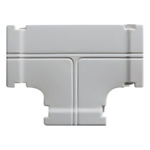 THORSMAN DX18740 – Derivación tipo T / Canaleta DX10000.00 / ABS V0 / -20°C a +80°C / 0.035 kg/m / Gris y Blanco