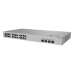 HUAWEI S220S-24P4JX – Switch Administrable Capa 2 / 24 Puertos PoE+ Gigabit / 2 SFP 2.5 Gbps + 2 SFP+ 10 Gbps / PoE Perpetuo 400 W / 98 Gbps / 73 Mpps / 3.71 kg / 442 x 220 x 43.6 mm (17.4 x 8.7 x 1.7 in)