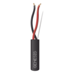 GENESIS 4151-1008 – Cable de Entierro Directo / 2 Conductores / Calibre 16 AWG / 305 m (1000 ft) / FPL / Uso en Intemperie / Sistemas de Incendio y Evacuación