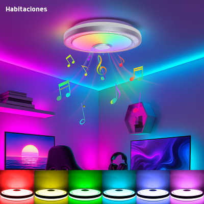 JWJ JLAR-4003 – Luminario LED RGB / 40W / 3000 Lúmenes / Control Bluetooth / Temperatura Ajustable / 85-265V AC - Image 5