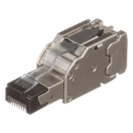 PANDUIT FPS6X88MTG – Plug RJ45 Blindado / Terminación en Campo / Cat5e/Cat6/Cat6A / 22-26 AWG / -40 a 85°C / Color Plata