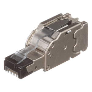 PANDUIT FPS6X88MTG – Plug RJ45 Blindado / Terminación en Campo / Cat5e/Cat6/Cat6A / 22-26 AWG / -40 a 85°C / Color Plata