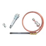 HONEYWELL HOME RESIDEO Q340A1108/U – Termopar para Piloto Permanente / Salida 30 mV / Cable 1.2 m (3.9 ft) / Unión Caliente 760 °C / Conector 11/32"
