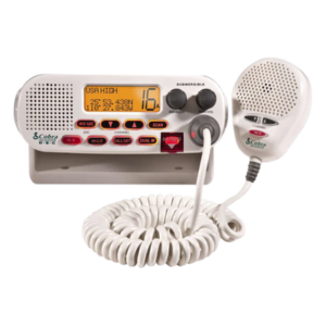 COBRA MRF45D – Radio Móvil Marino VHF Clase D / 25 W / 156.050-163.275 MHz / Canales Internacionales, Canadá y EE.UU. / DSC / Dual-Watch / 15.9 cm (6.25 in) Compacto