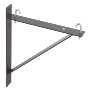 HOFFMAN LTSB12BLK – Kit de Soporte Triangular a Pared / Acero / 6 y 12 in / 0.5 y 1 ft / Negro
