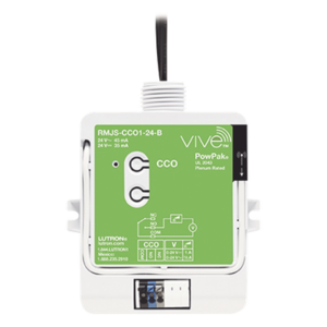LUTRON ELECTRONICS RMJSCCO124B – Módulo de Contacto Seco / 24 Vca/Vcd / 1 A en VCD / 0.5 A en Vca / 10 Controles Pico / 10 Sensores Ocupación / Integración HVAC-BMS