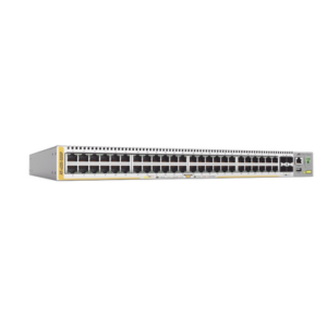 ALLIED TELESIS AT-X220-52GP-10 – Switch Administrable Capa L2+ / 48x 10/100/1000-T PoE+ / 4x SFP / Enrutamiento RIP / AMF / Active Fiber Monitoring