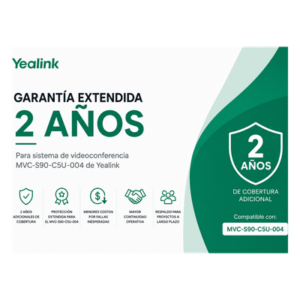 YEALINK MVCS90-C5U-004-AMS-2YEAR – Garantia Extendida para Sistema de Videoconferencia MVC-S90-C5U-004 de Yealink